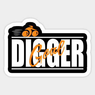 Bike Goal Digger Sticker